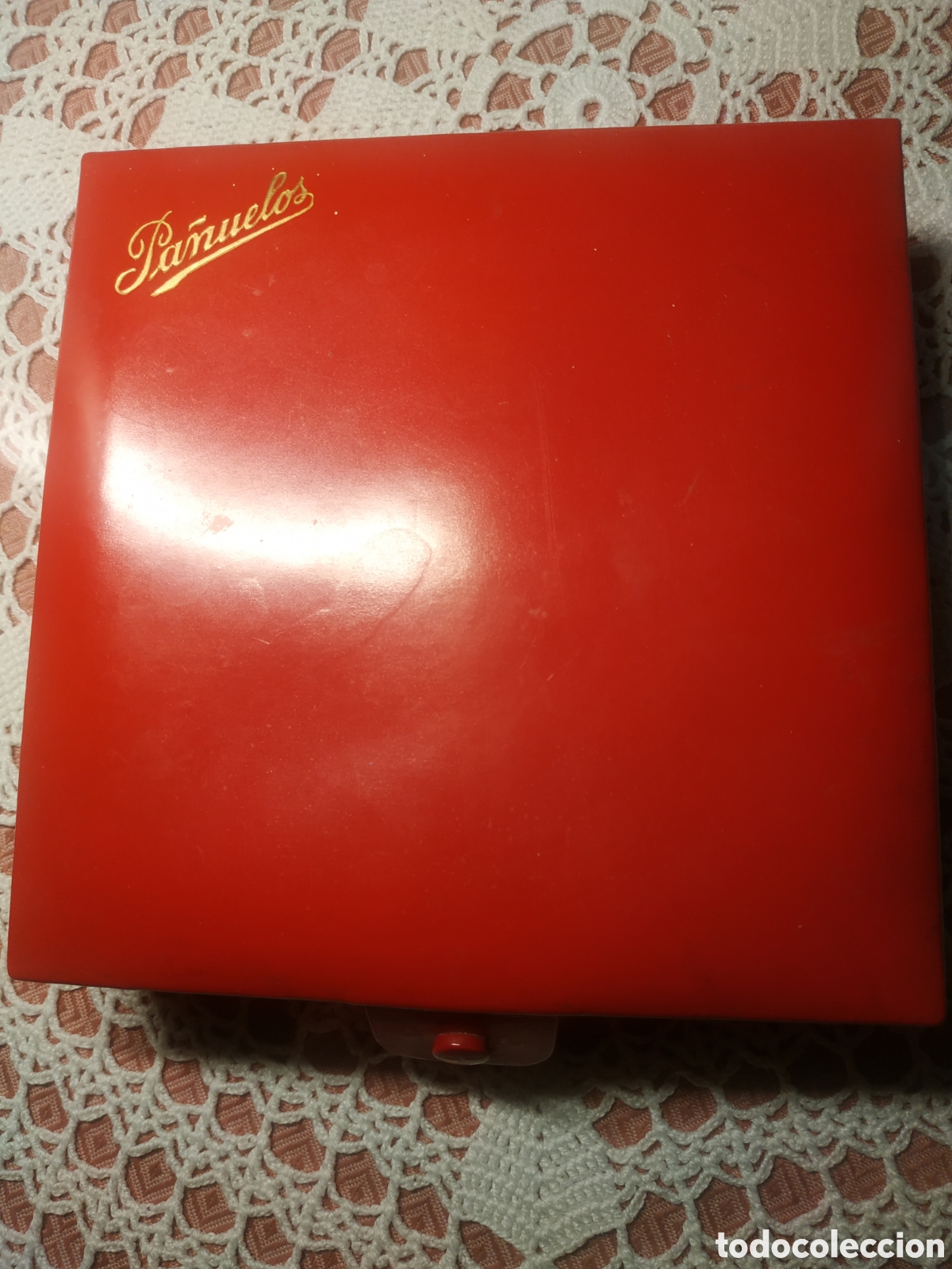 Vintage: Estuche piel de 16x16x4