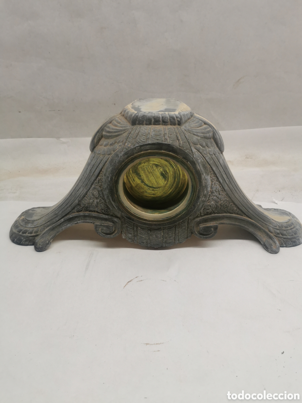 Vintage: Base reloj modernista sobremesa