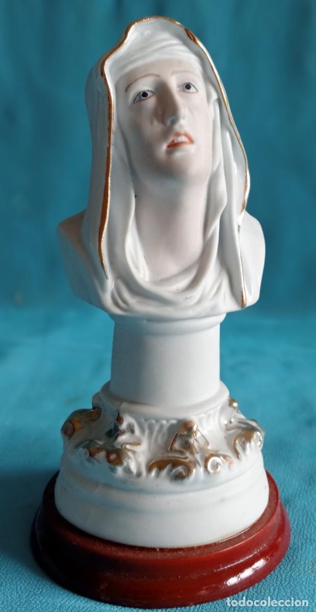 Vintage: VIRGEN DOLOROSA DE BISCUIT - Foto 1