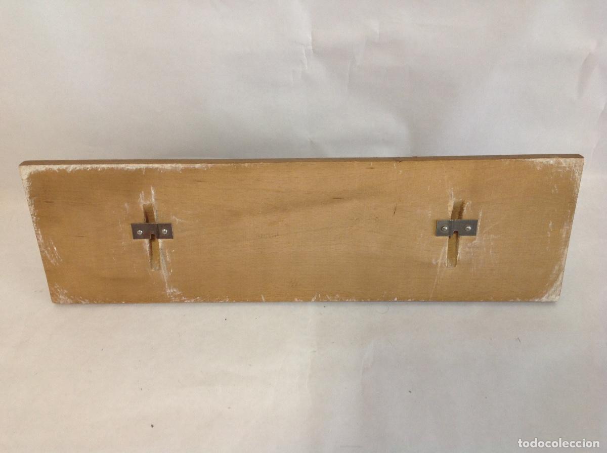 Vintage: Perchero de 2 brazos de madera - Foto 2