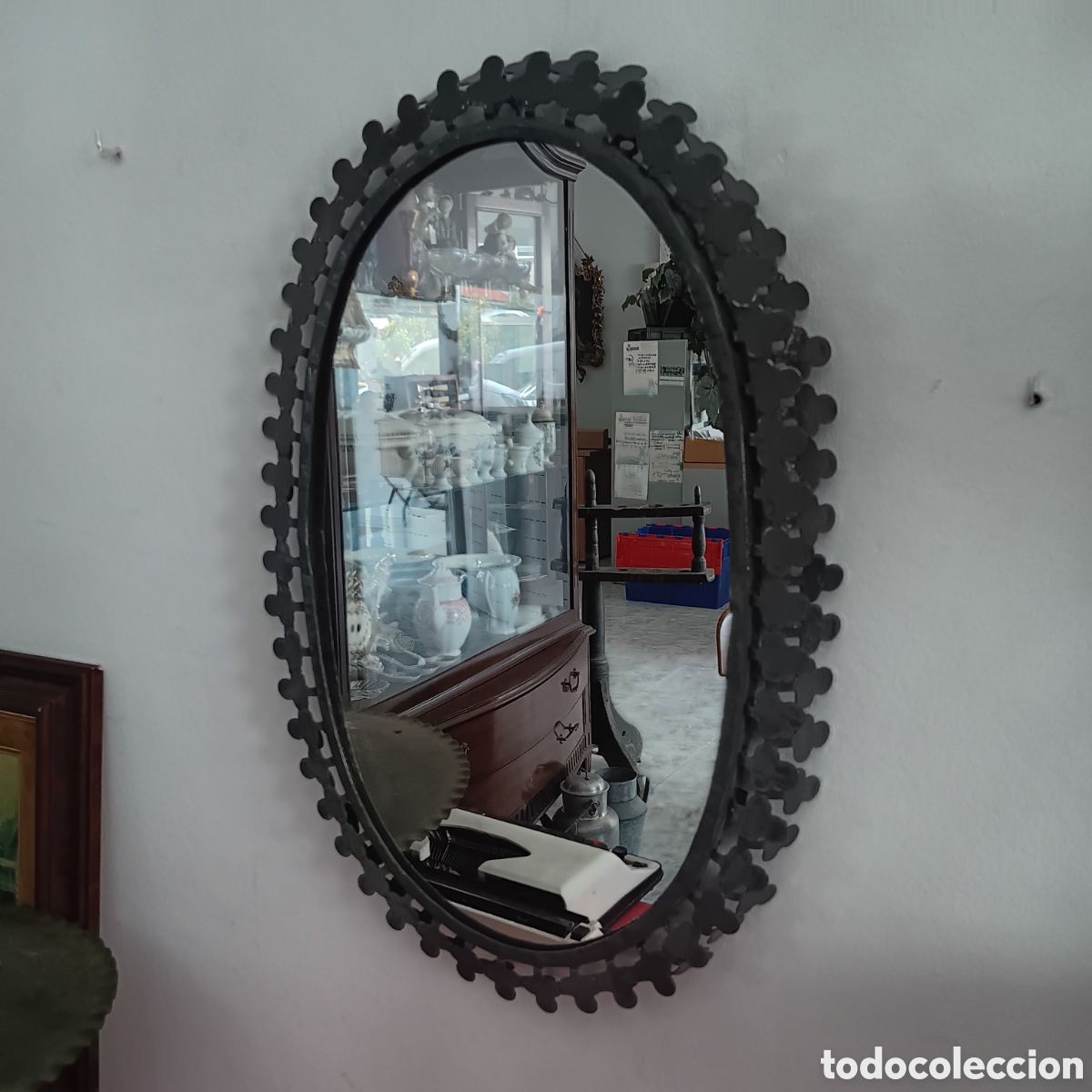 Vintage: Espejo de forja artesanal - Foto 4