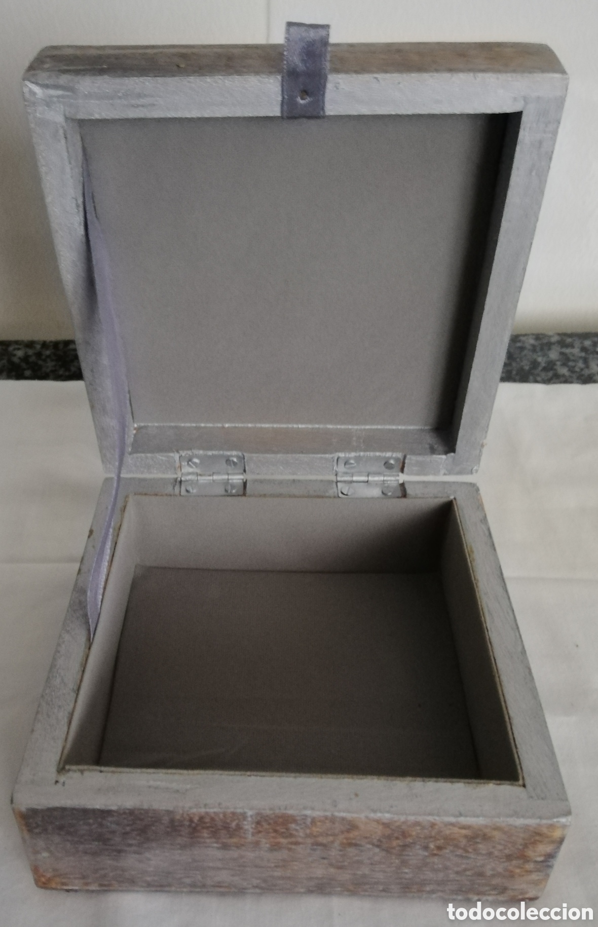 Vintage: CAJA MADERA - FABRICADA EN INDIA - Foto 3
