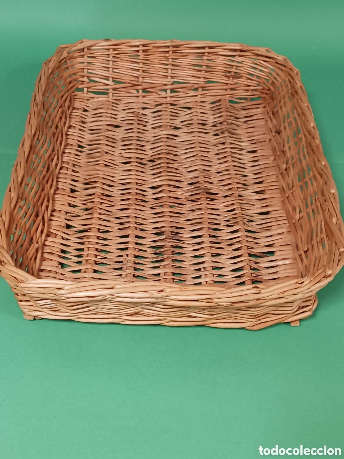 Vintage: Cesta de mimbre, decoraci&oacute;n - Foto 2