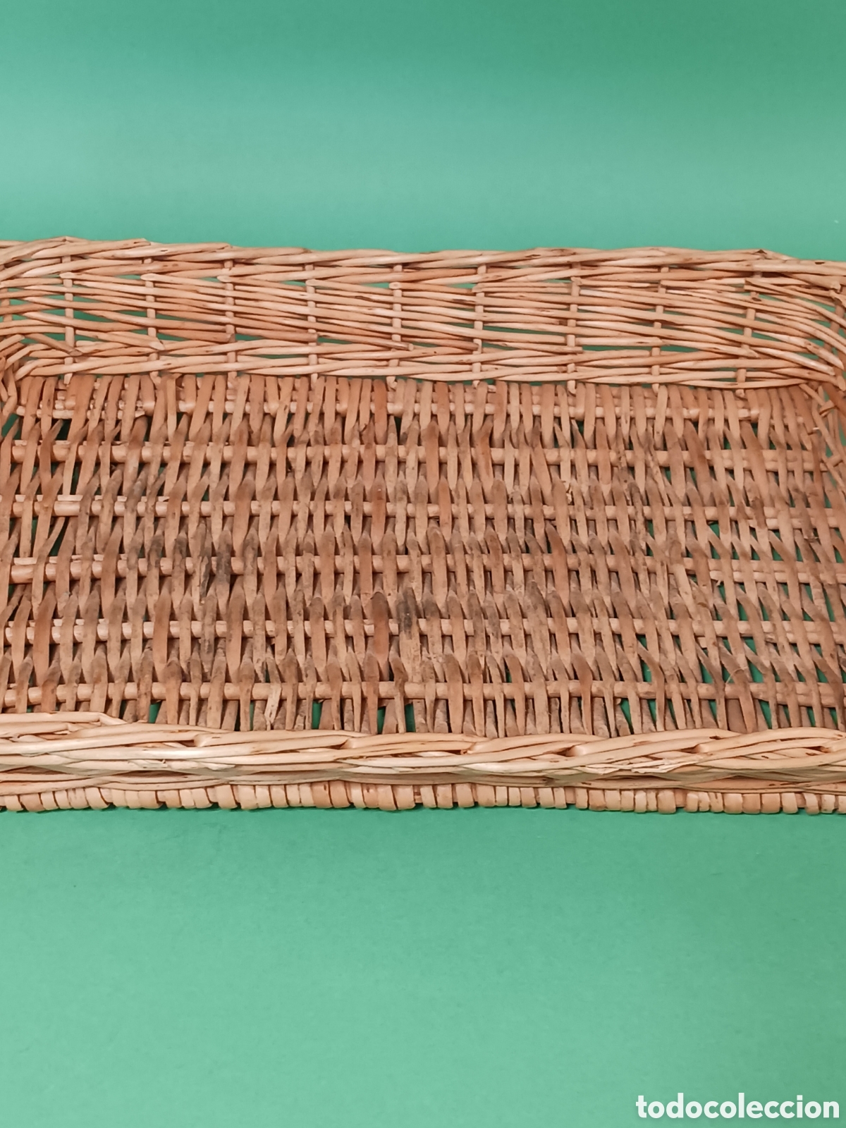 Vintage: Cesta de mimbre, decoraci&oacute;n - Foto 3