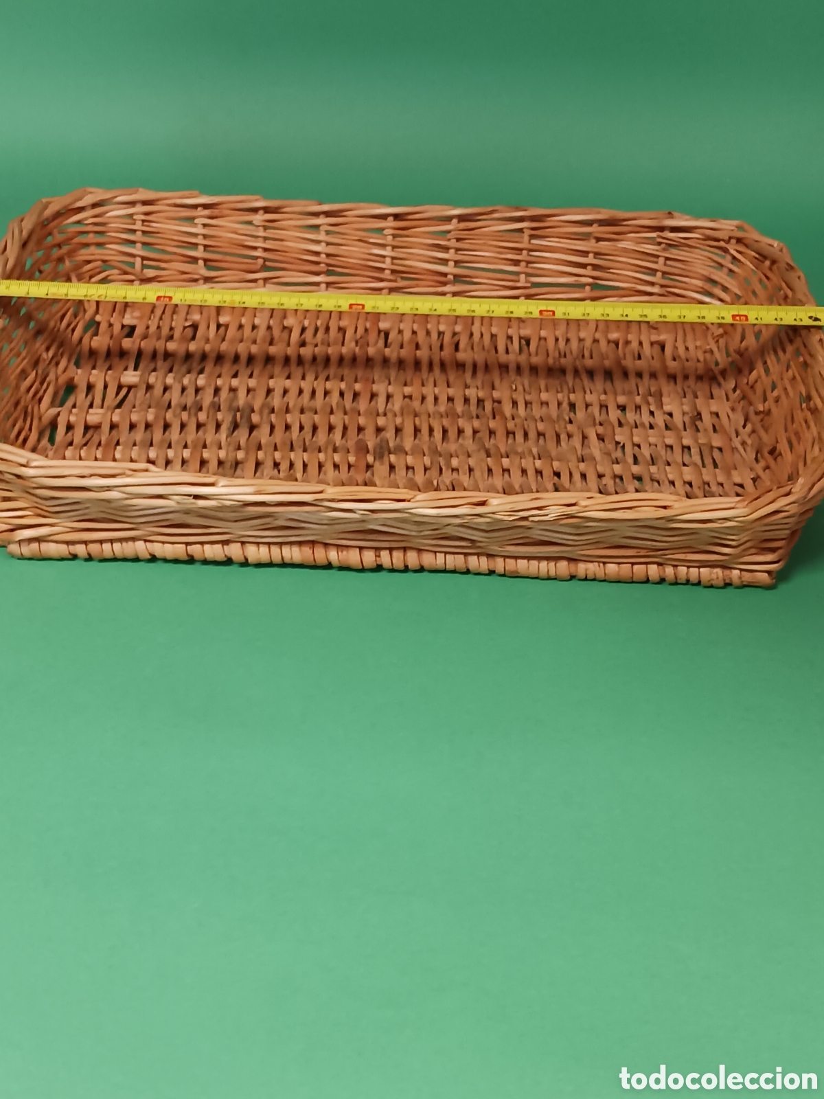 Vintage: Cesta de mimbre, decoraci&oacute;n - Foto 4