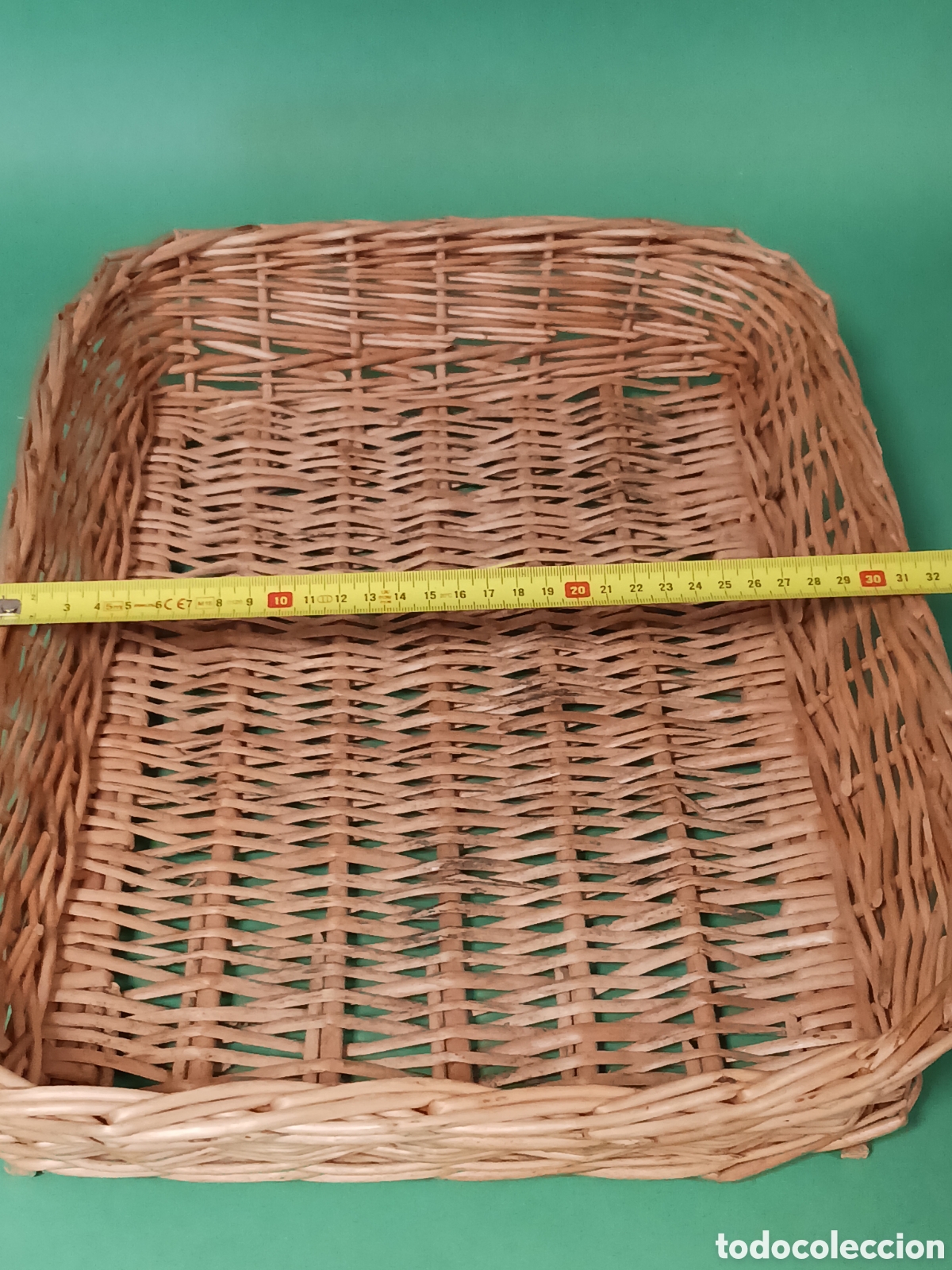 Vintage: Cesta de mimbre, decoraci&oacute;n - Foto 5