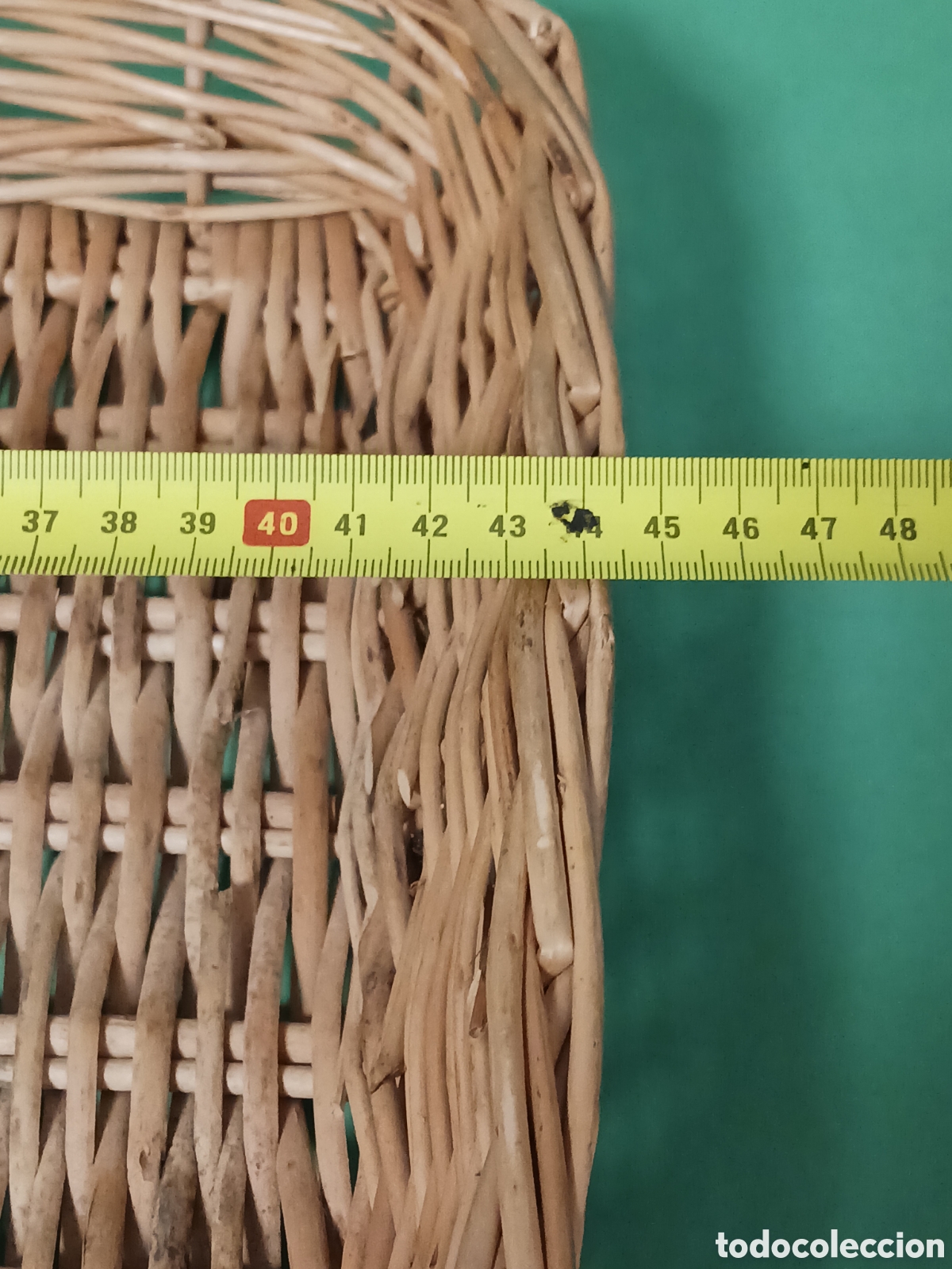 Vintage: Cesta de mimbre, decoraci&oacute;n - Foto 6