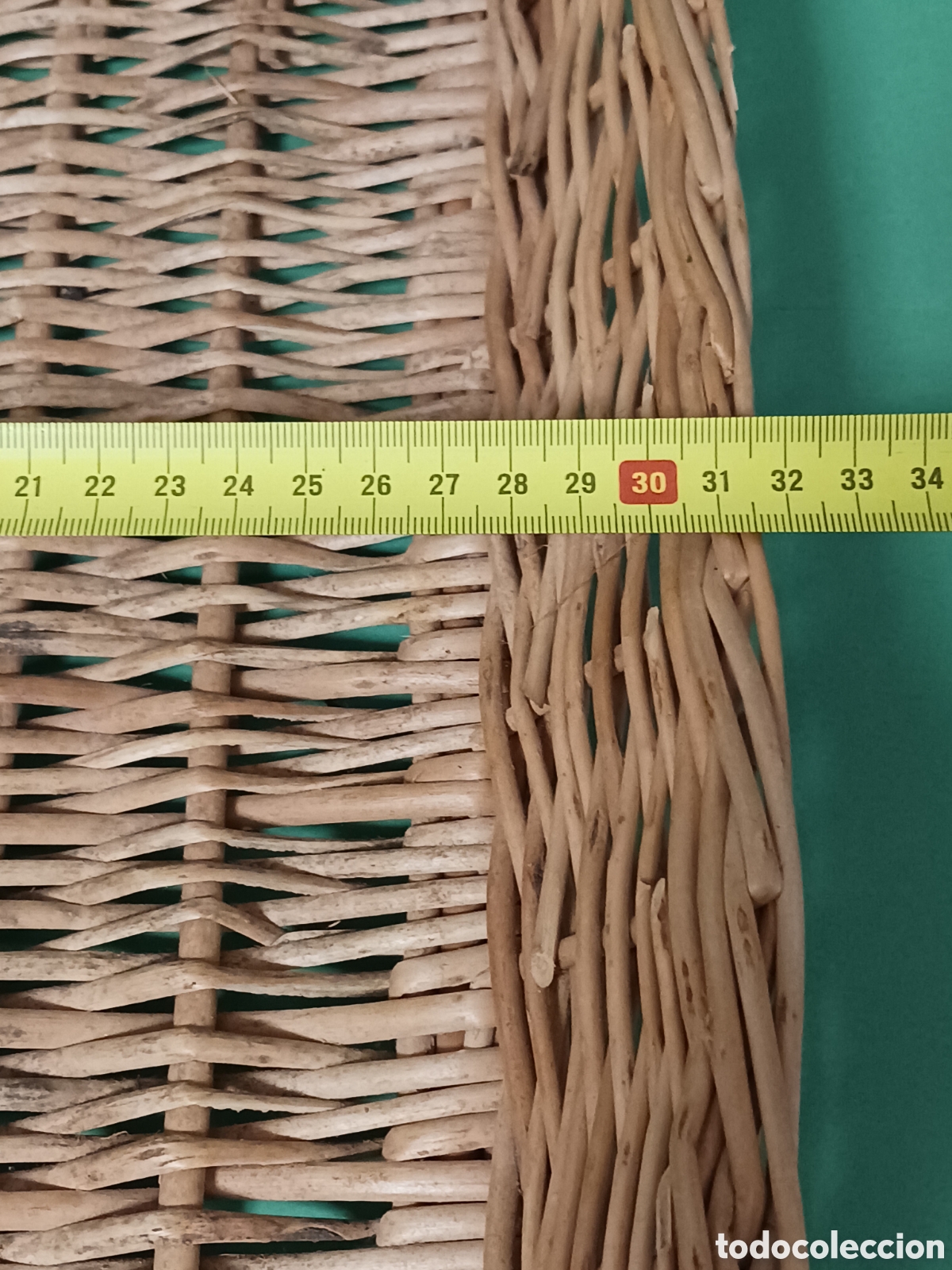 Vintage: Cesta de mimbre, decoraci&oacute;n - Foto 7