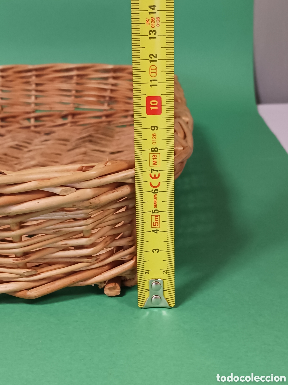Vintage: Cesta de mimbre, decoraci&oacute;n - Foto 8