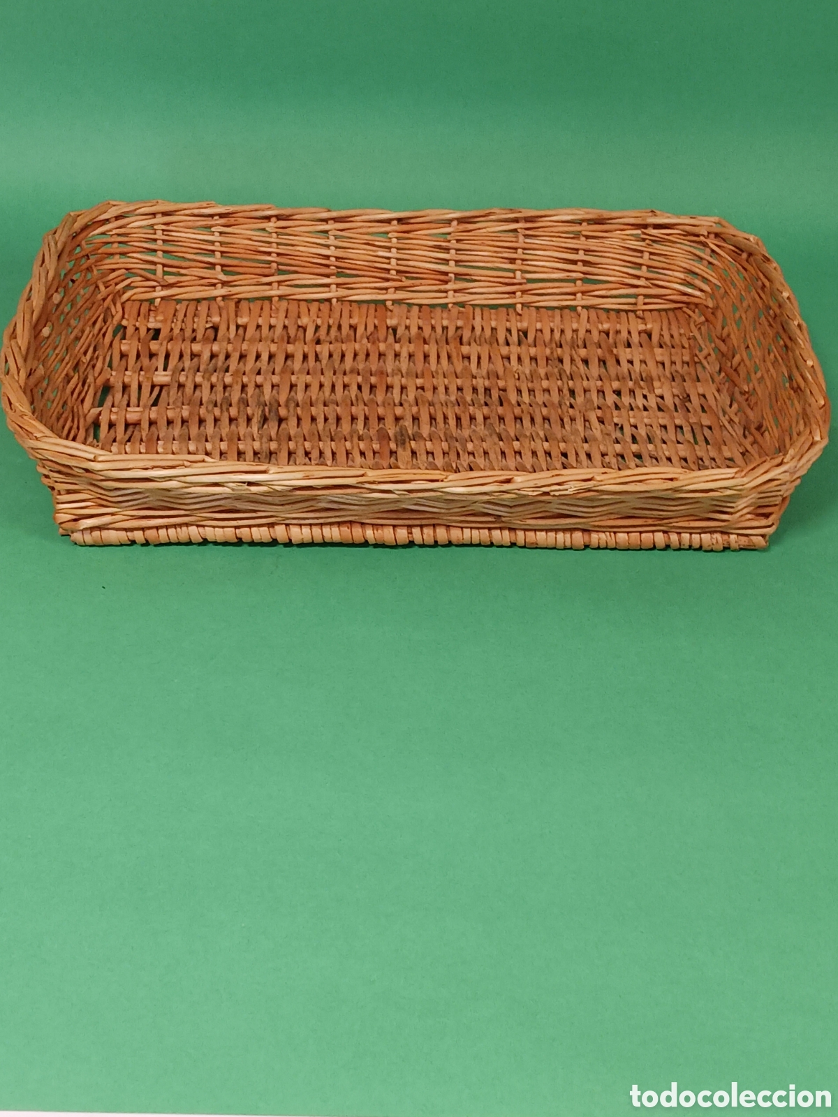 Vintage: Cesta de mimbre, decoraci&oacute;n - Foto 1