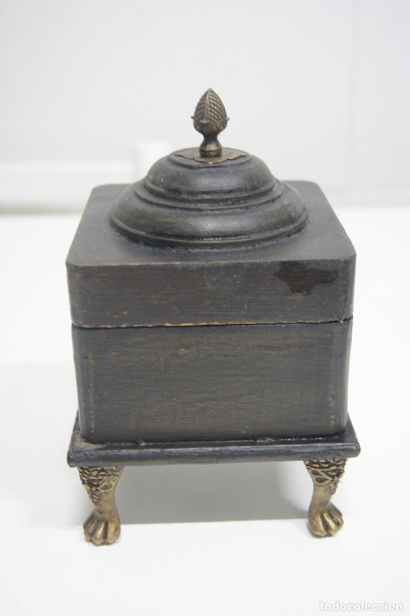 Vintage: Caja en madera y color bronce - Foto 2
