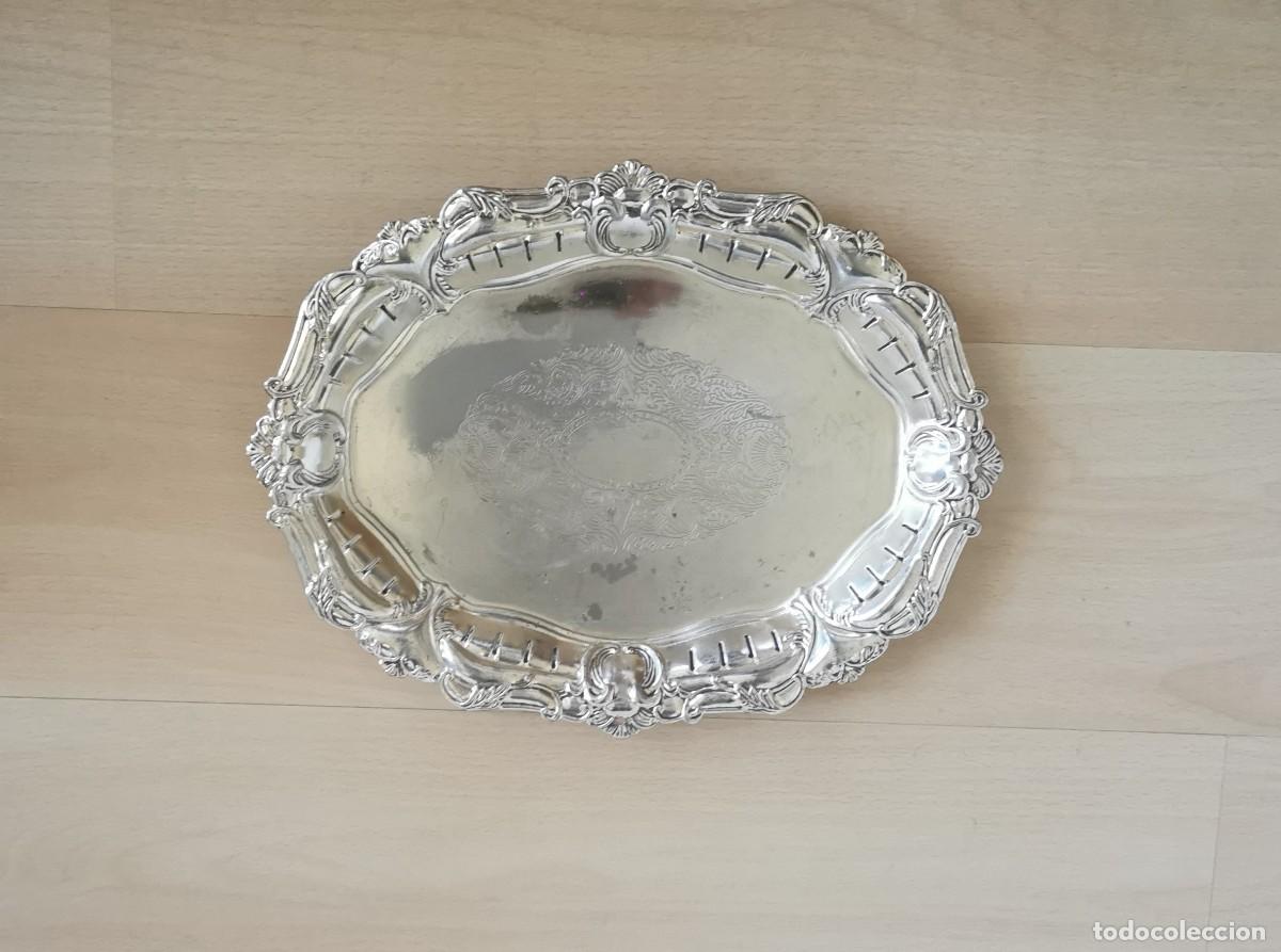 Vintage: BANDEJA DE SERVICIO PLATEADA - Foto 1