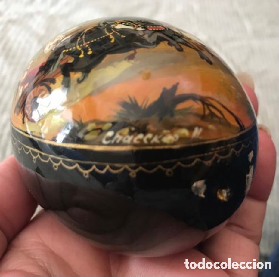 Vintage: Huevo pintado a mano - Foto 7