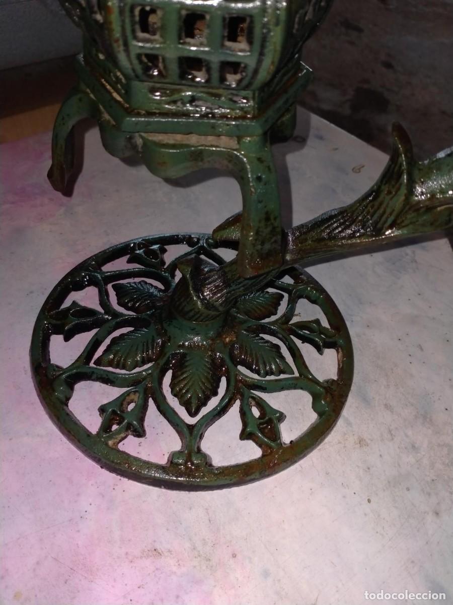 Vintage: FAROLILLO FUNDICI&Oacute;N PARA VELA - Foto 2