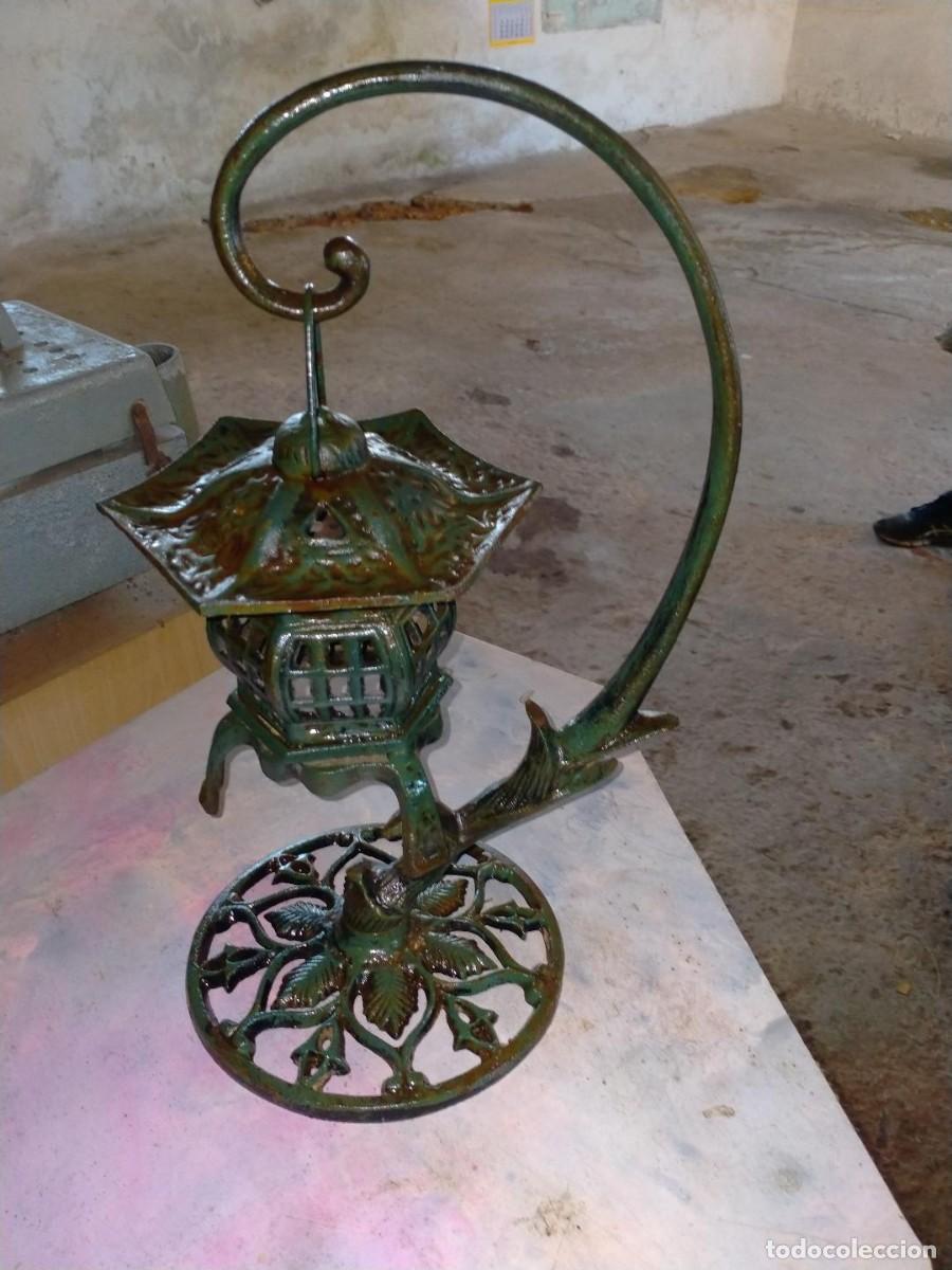 Vintage: FAROLILLO FUNDICI&Oacute;N PARA VELA - Foto 4