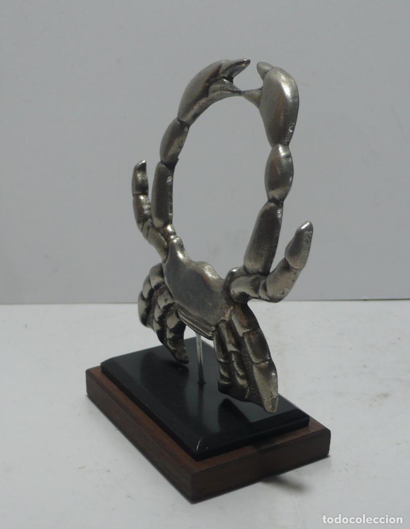 Vintage: CANGREJO EN METAL CROMADO - Foto 2