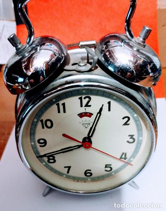 Vintage: Orologio da tavolo Vintage, ricarica a mano.