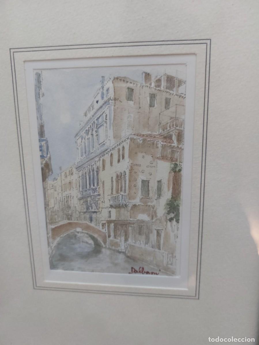 Vintage: cuadros acuarelas de venecia - Foto 3