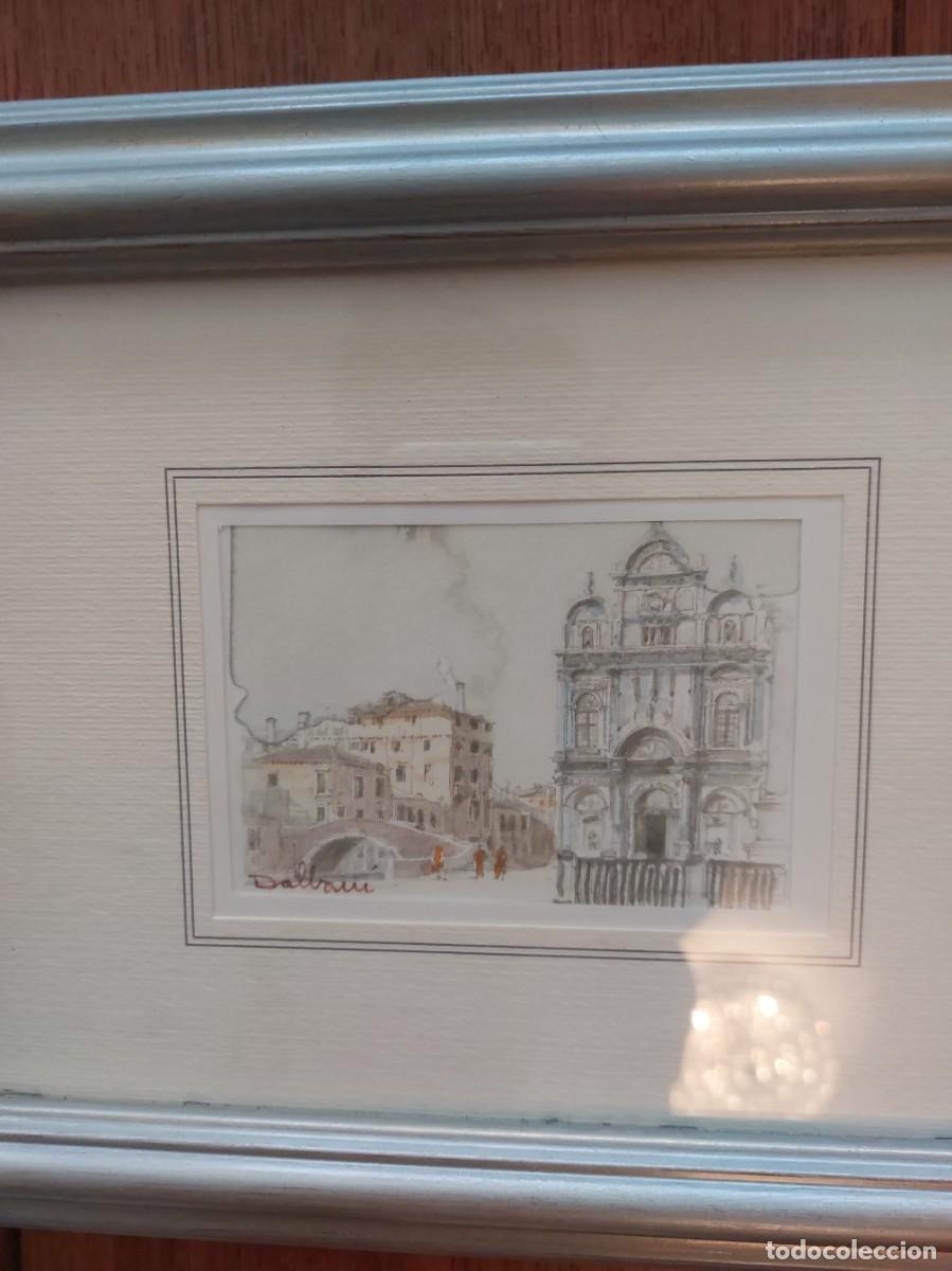 Vintage: cuadros acuarelas de venecia - Foto 5