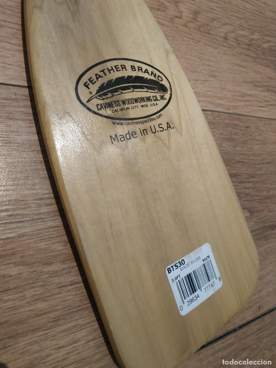 Vintage: Remo de madera para canoa - Foto 2