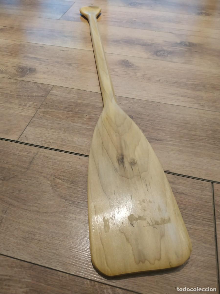 Vintage: Remo de madera para canoa - Foto 4