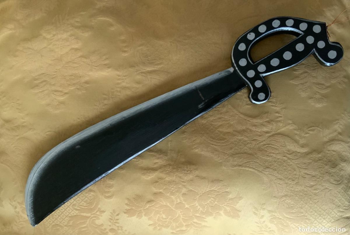 Vintage: ESPADA DE MADERA ESQUELETO HECHA A MANO - Foto 10
