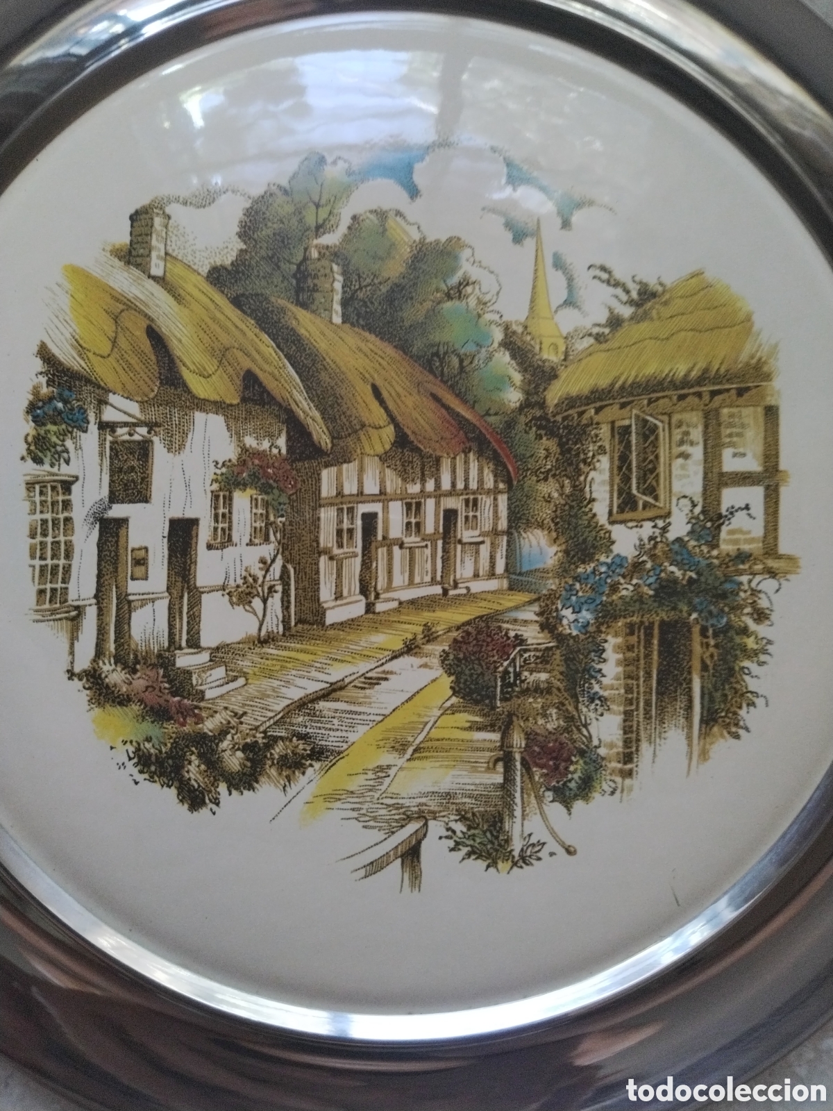 Vintage: Cuadro de placa esmaltada - Foto 2