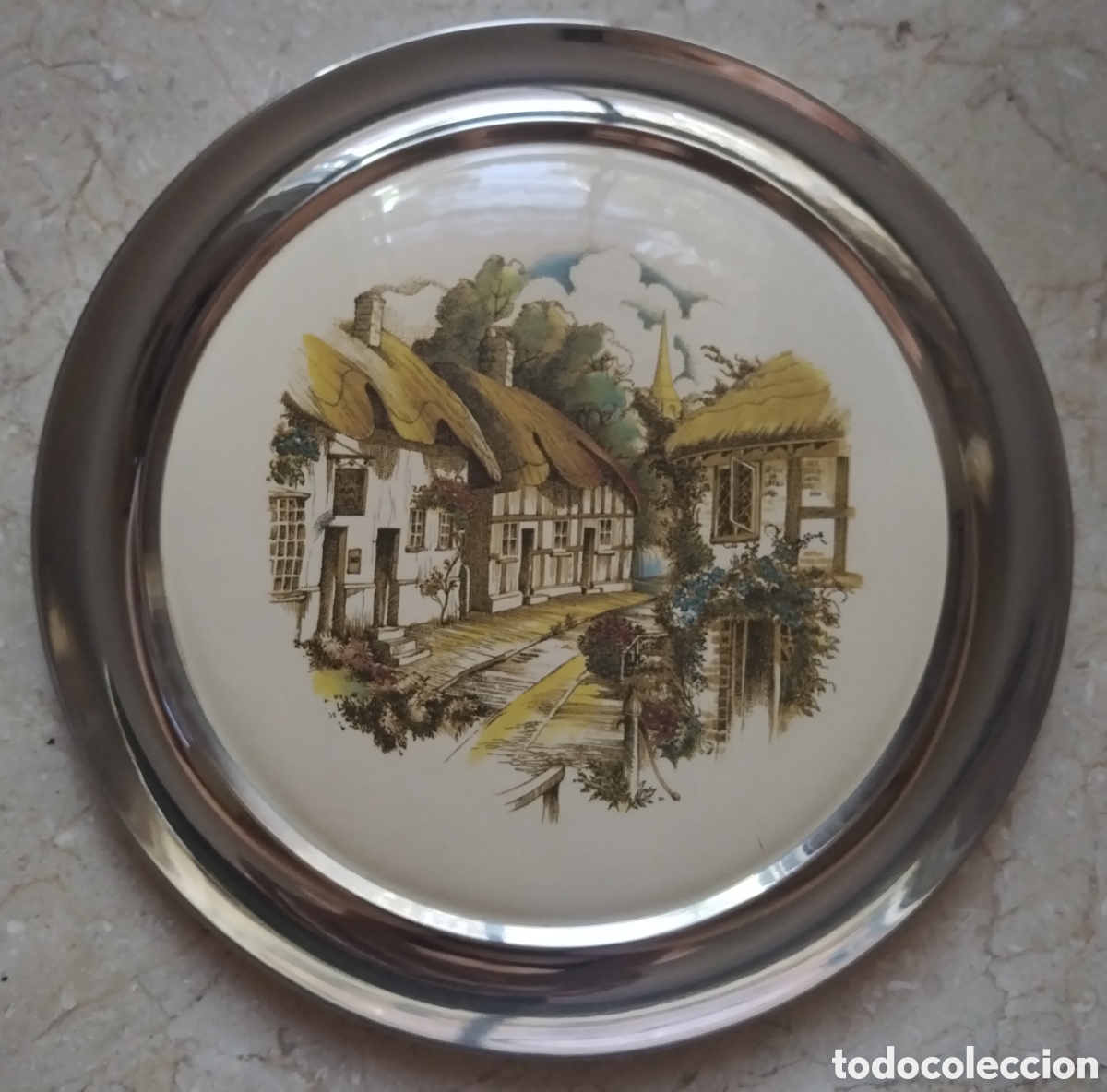 Vintage: Cuadro de placa esmaltada - Foto 1