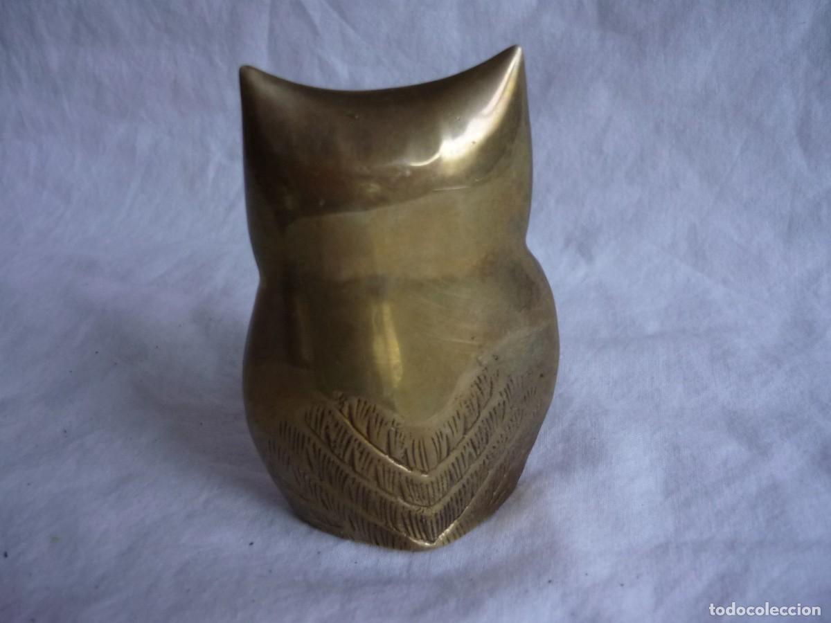 Vintage: Figura de buho en bronce - Foto 3