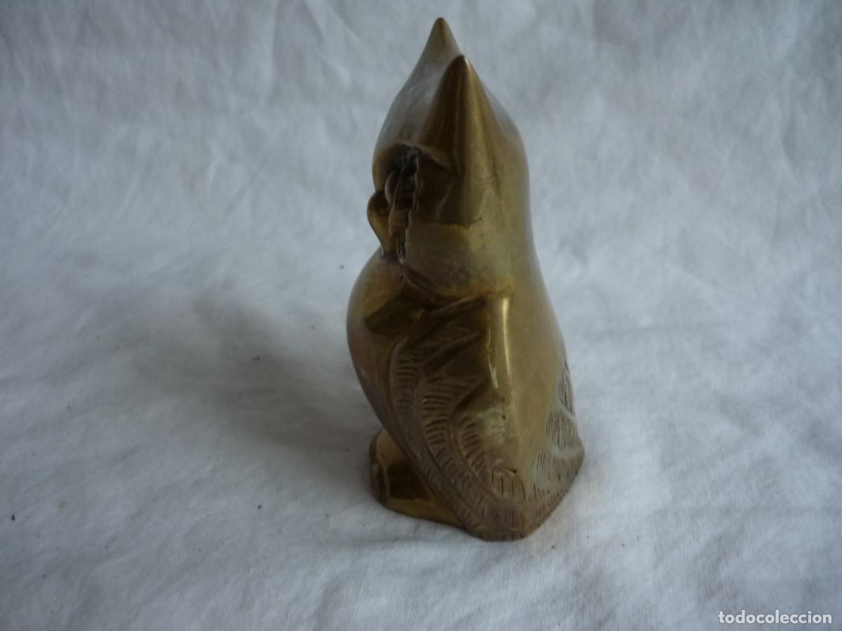 Vintage: Figura de buho en bronce - Foto 4