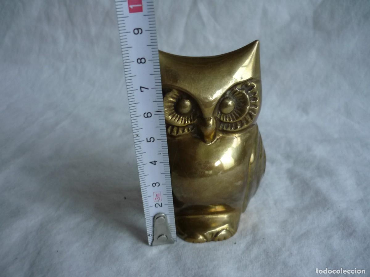 Vintage: Figura de buho en bronce - Foto 6