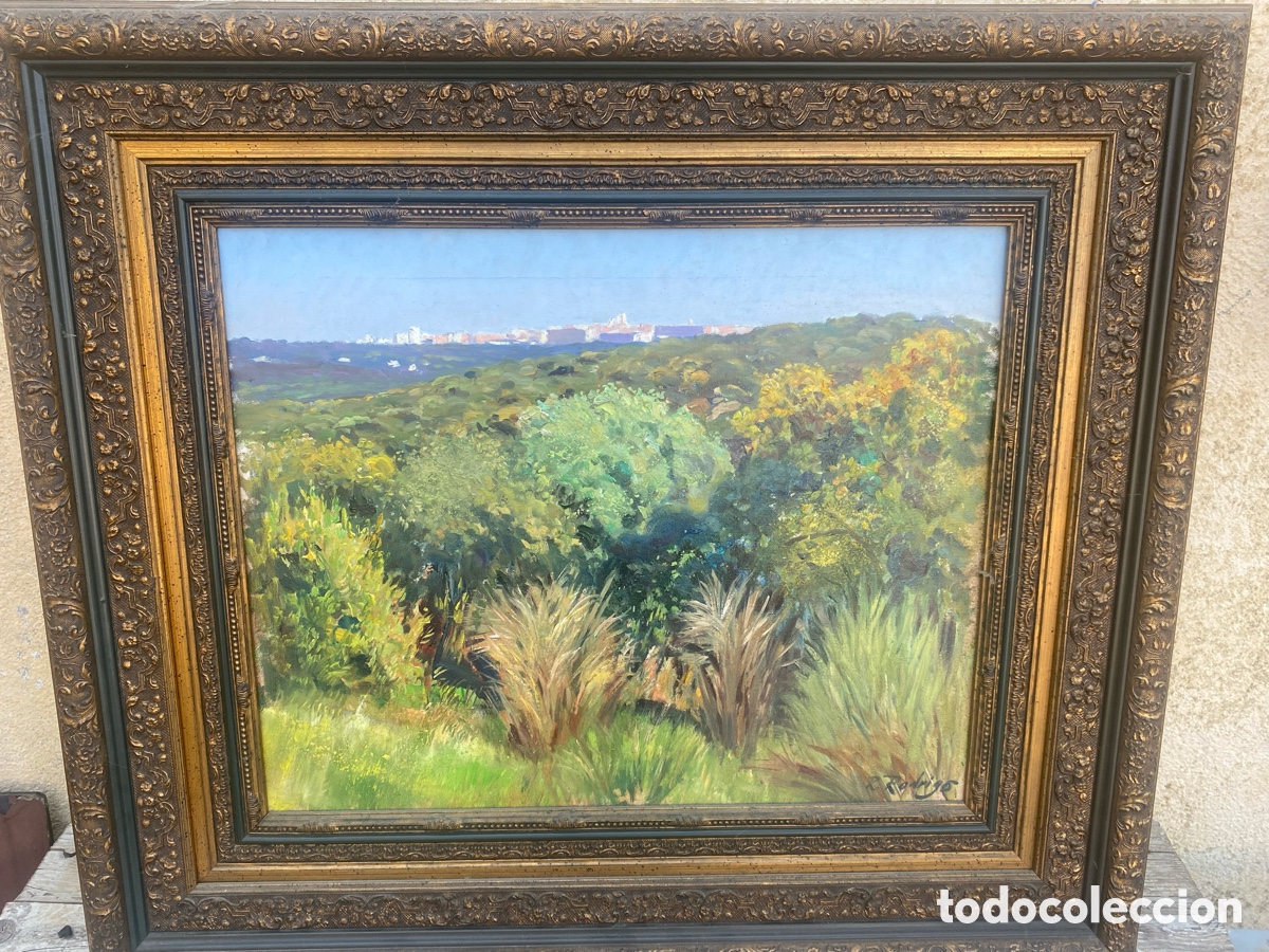 Vintage: Pintura al &oacute;leo firmada