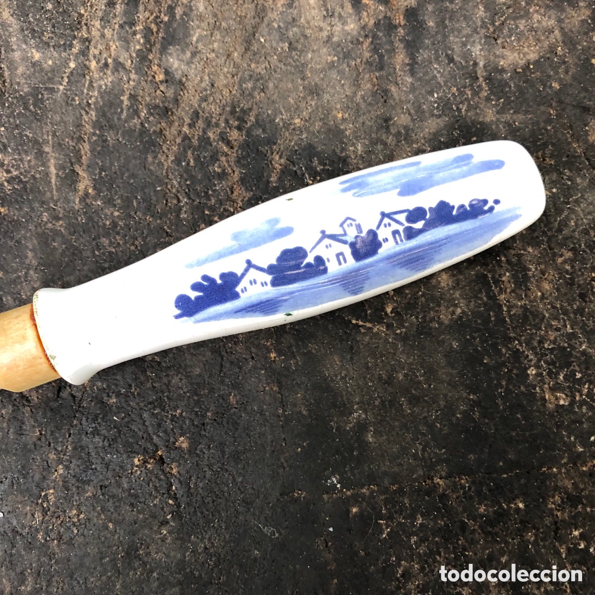 Vintage: TENEDOR PARA SERVIR ENSALADAS GRANDE - Foto 2
