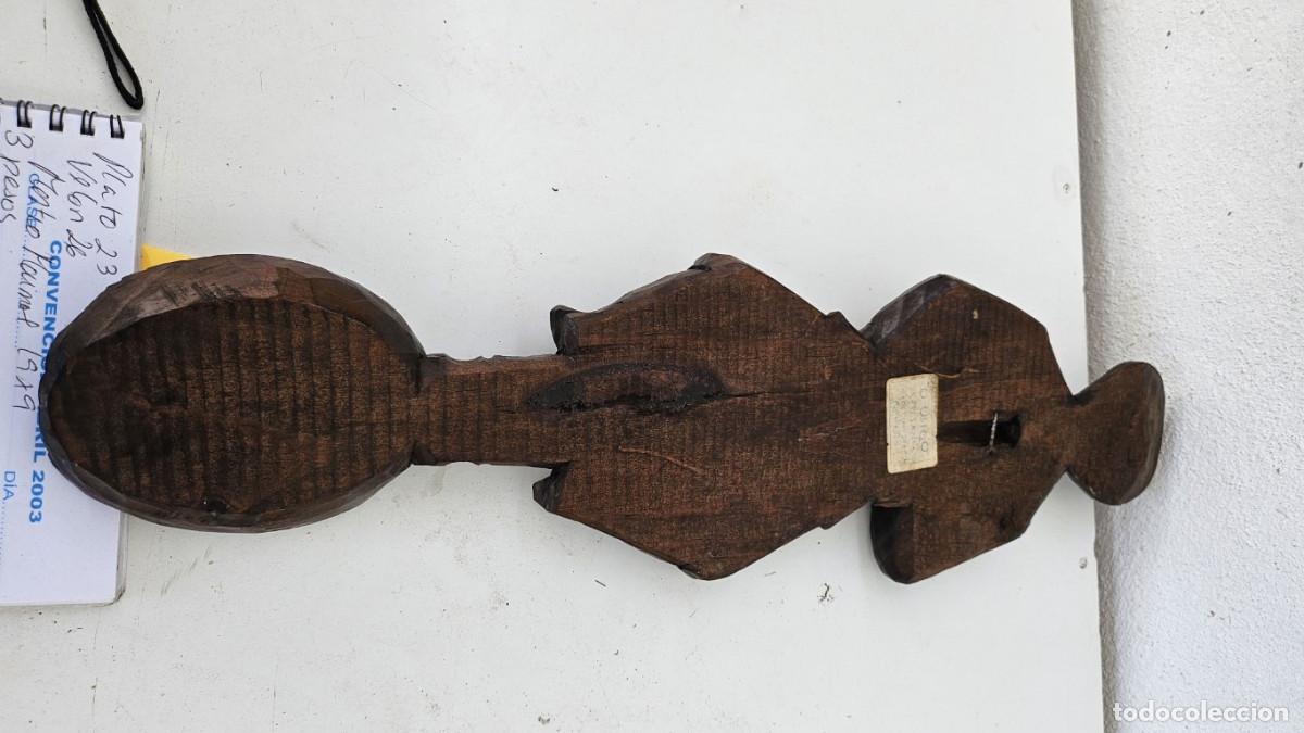 Vintage: figura tallada en madera - Foto 5
