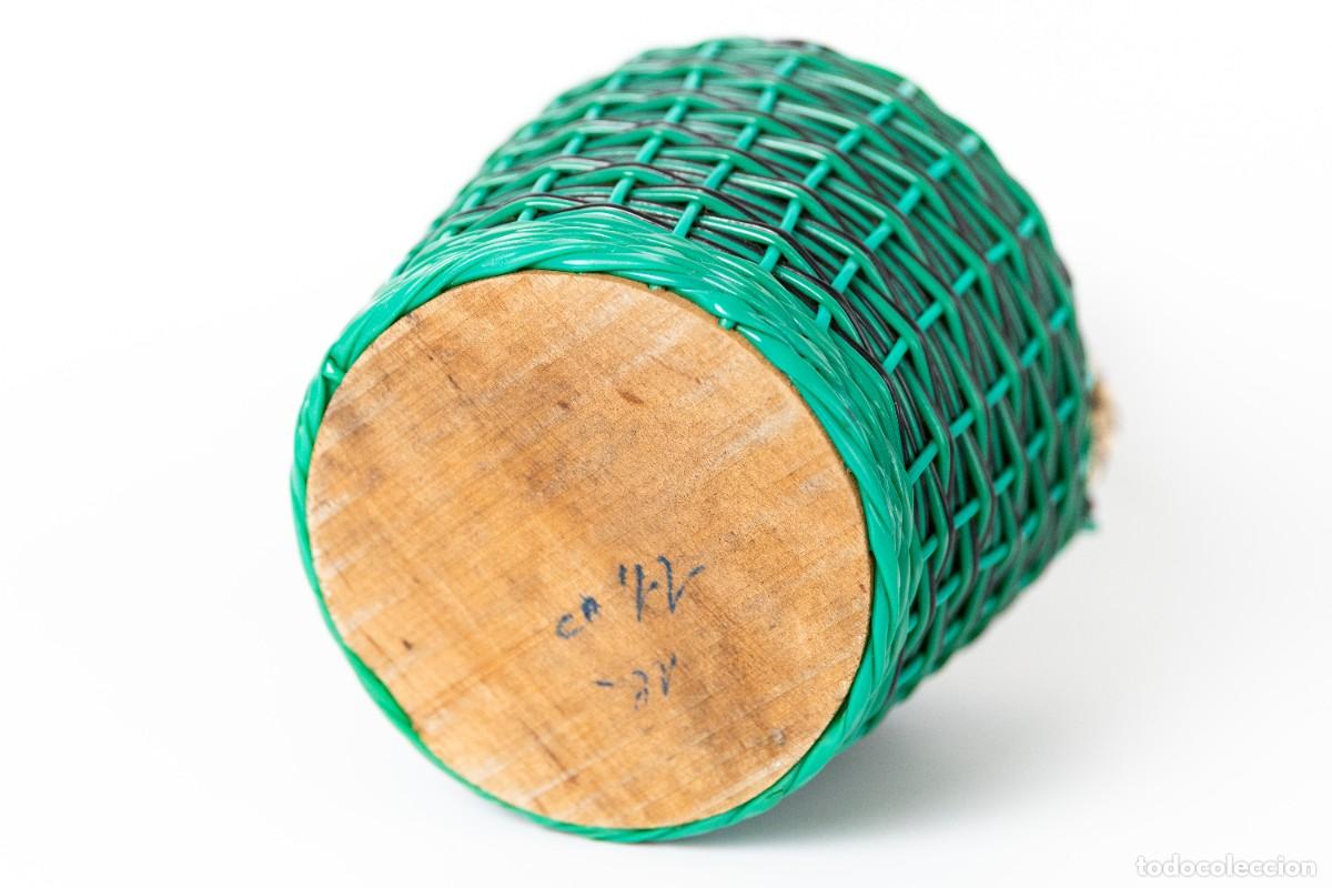 Vintage: Garrafa botella scoubidou negro y verde - Foto 11
