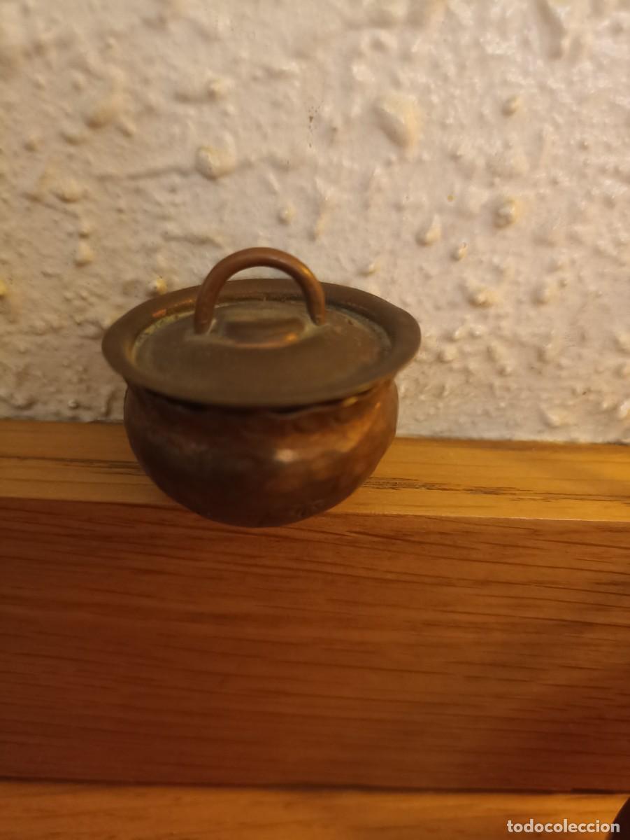 Vintage: CONJUNTO MINIATURAS COBRE Y LAT&Oacute;N - Foto 4