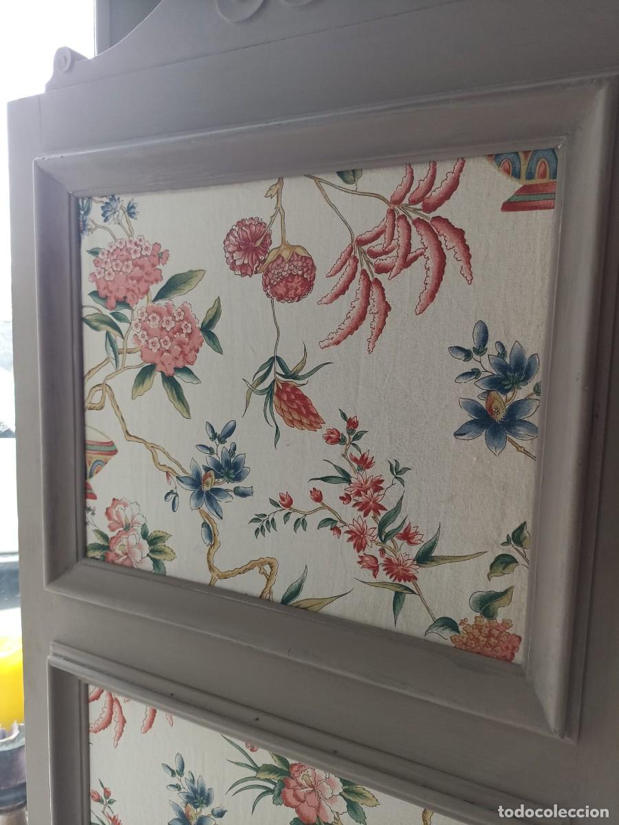 Vintage: Biombo decorativo de caoba - Foto 2