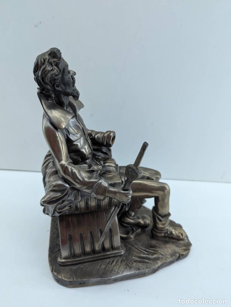Vintage: FIGURA MIGUEL DE CERVANTES - Foto 5