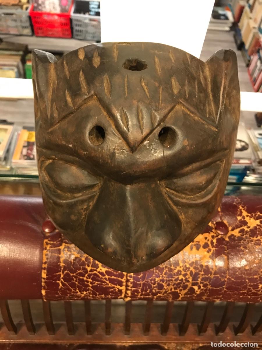 Vintage: M&Aacute;SCARA DE MADERA AFRICANA. - Foto 3
