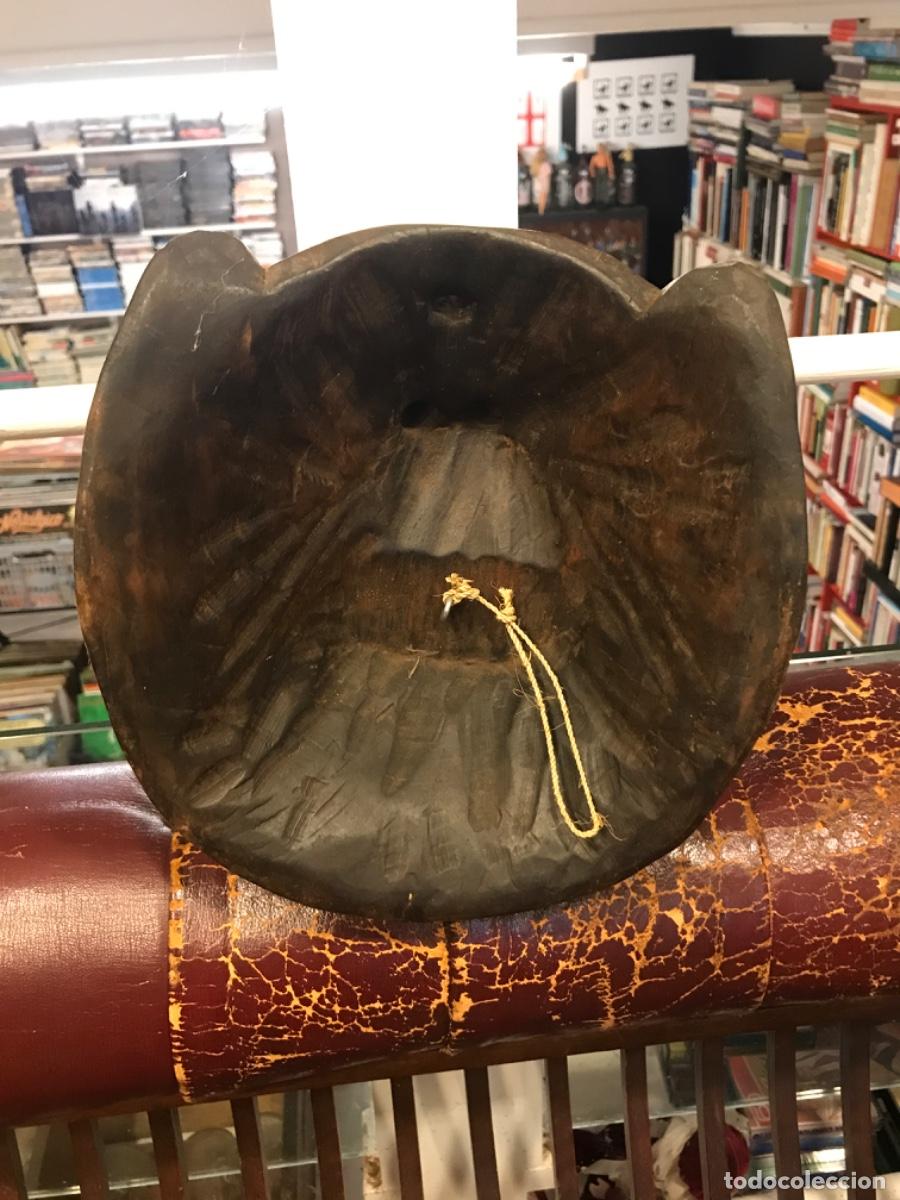 Vintage: M&Aacute;SCARA DE MADERA AFRICANA. - Foto 4