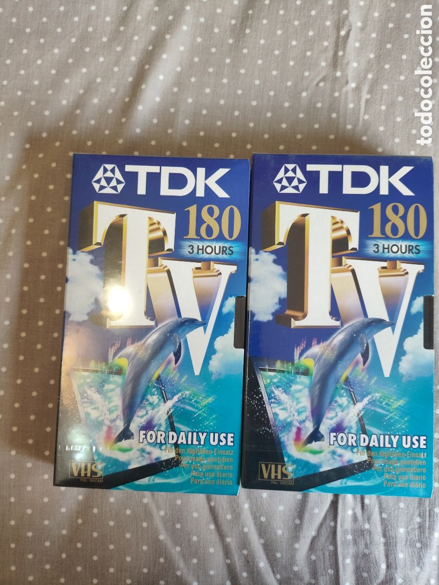 Vintage: Cintas VHS en su envoltorio precintado