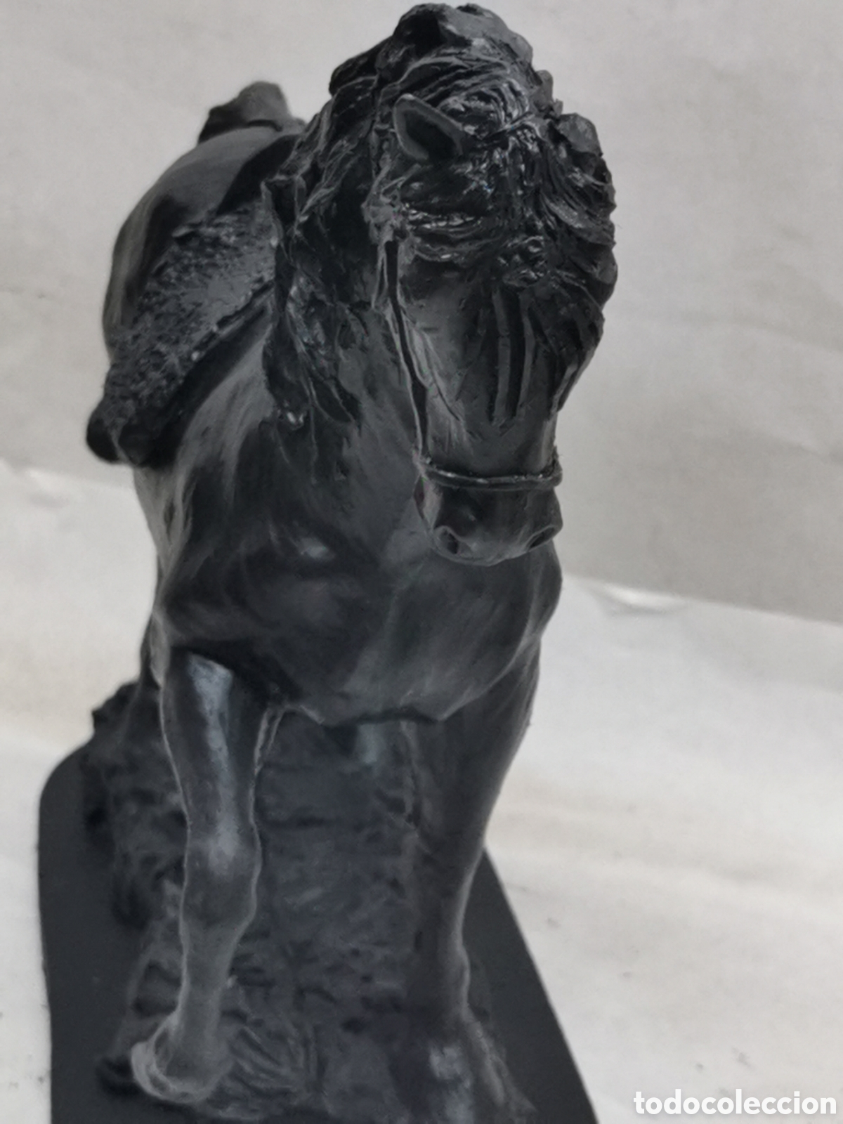 Vintage: Caballo negro resina - Foto 2