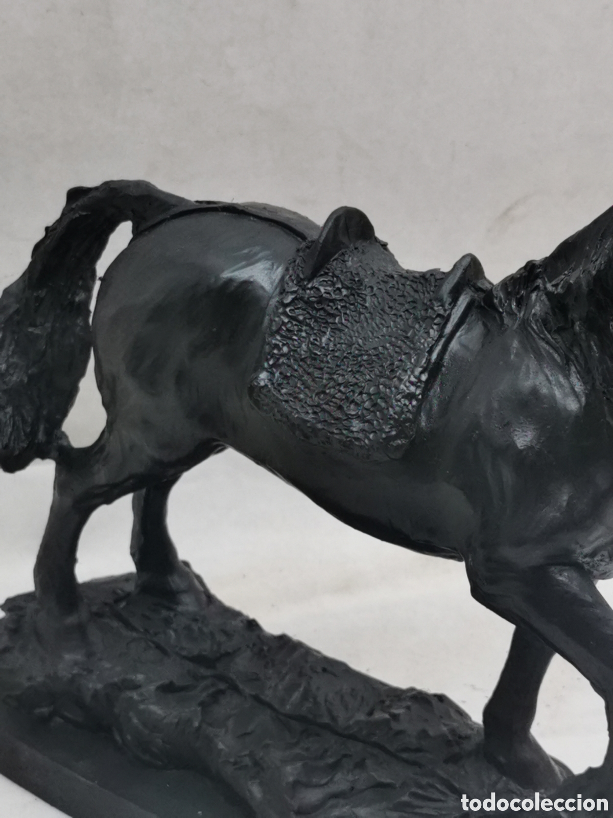 Vintage: Caballo negro resina - Foto 3
