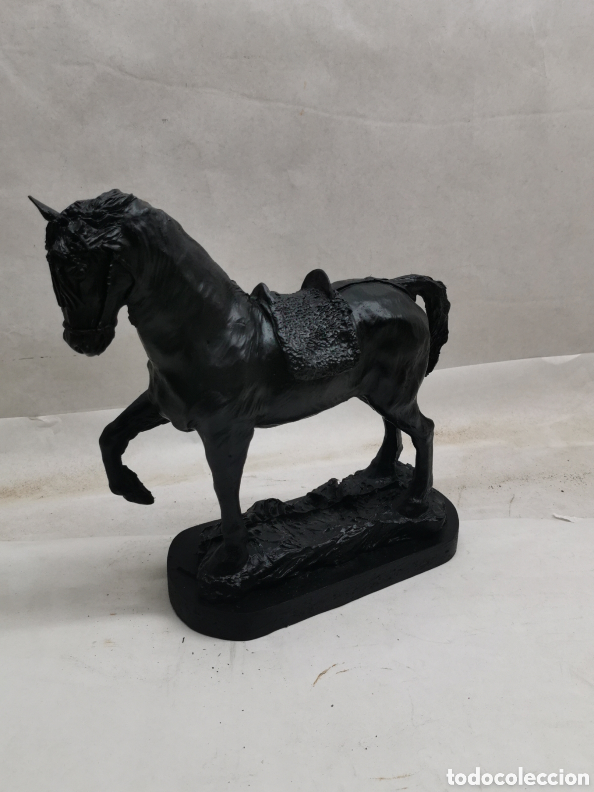 Vintage: Caballo negro resina - Foto 4