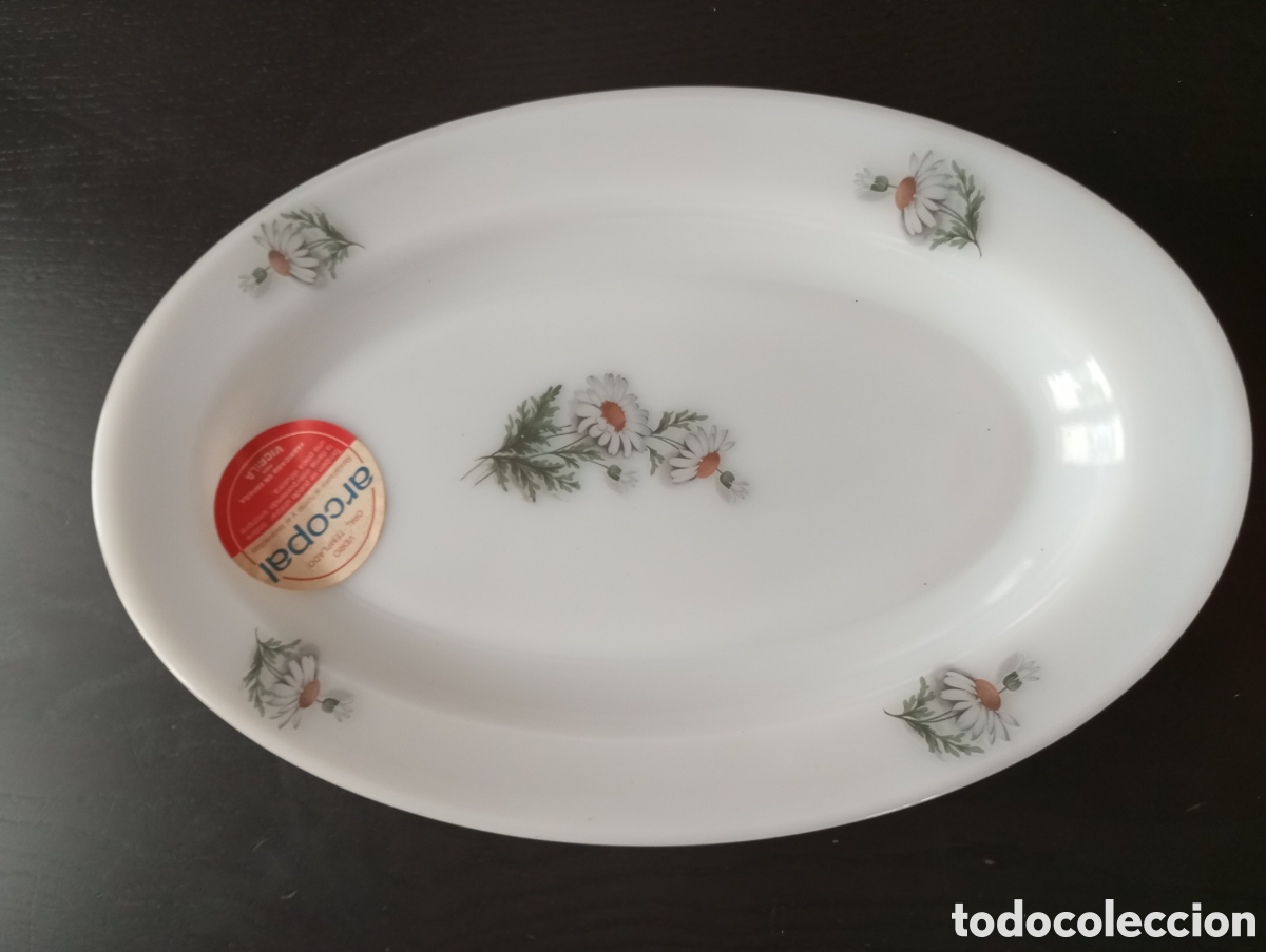 Vintage: Bandeja Arcopal margaritas - Foto 1