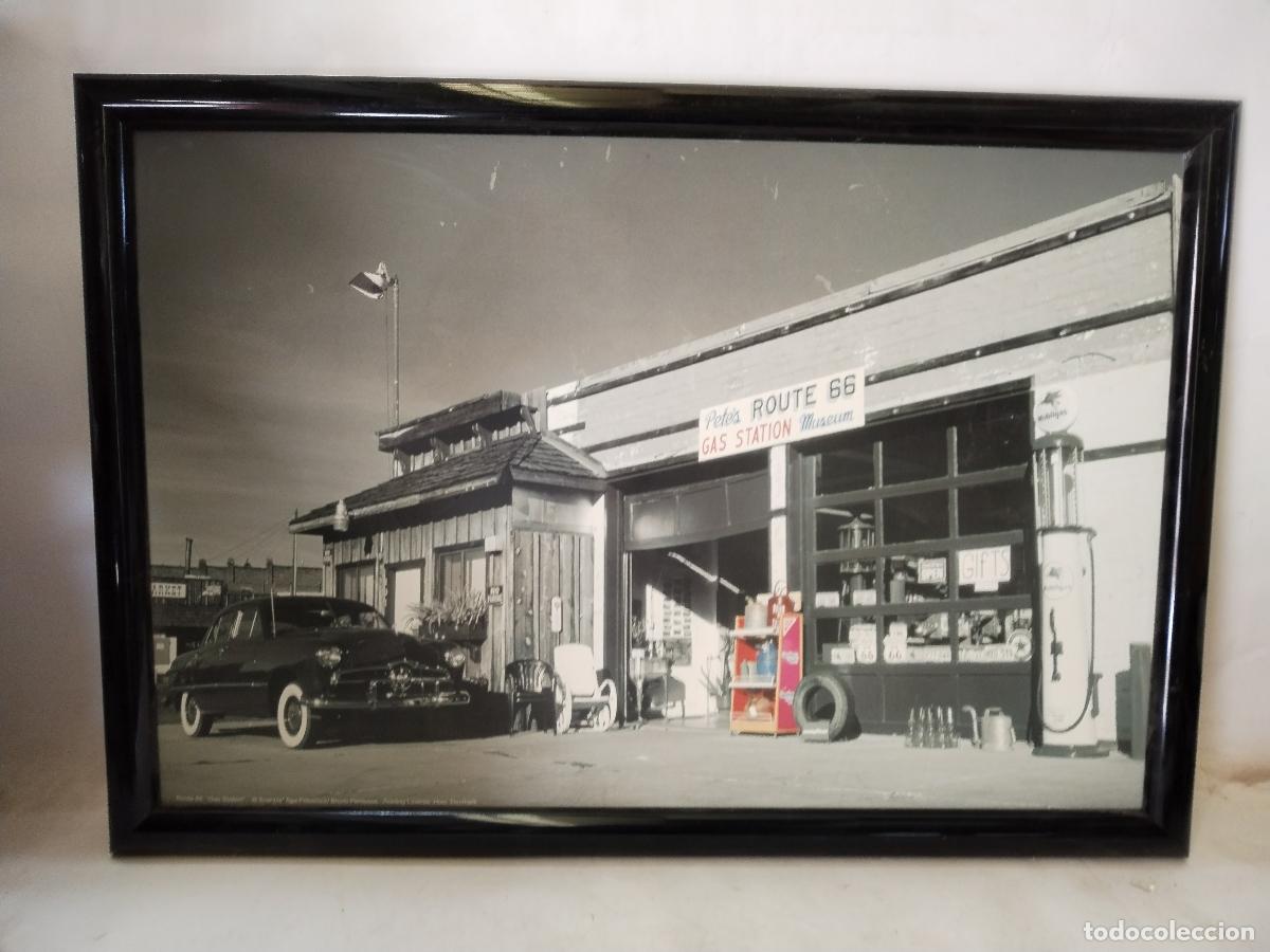 Vintage: cuadro gasolinera ruta 66 - Foto 1