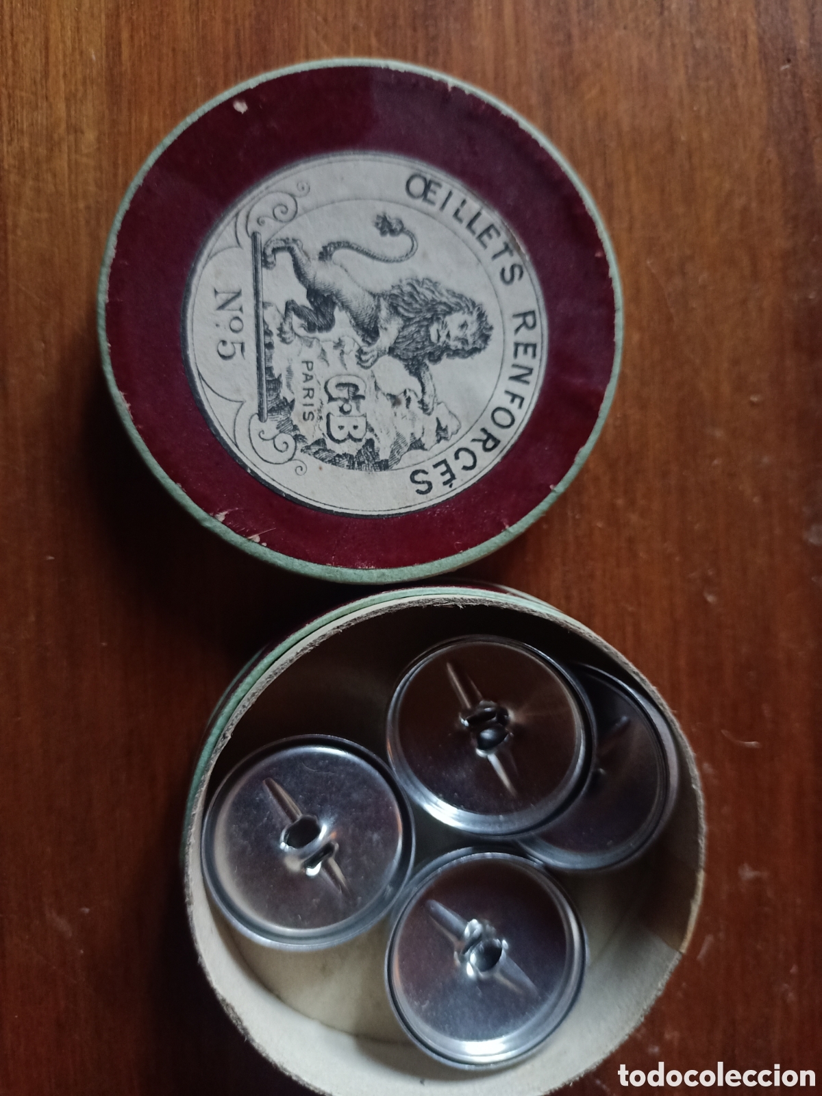 Vintage: Cajita antigua con botones - Foto 4