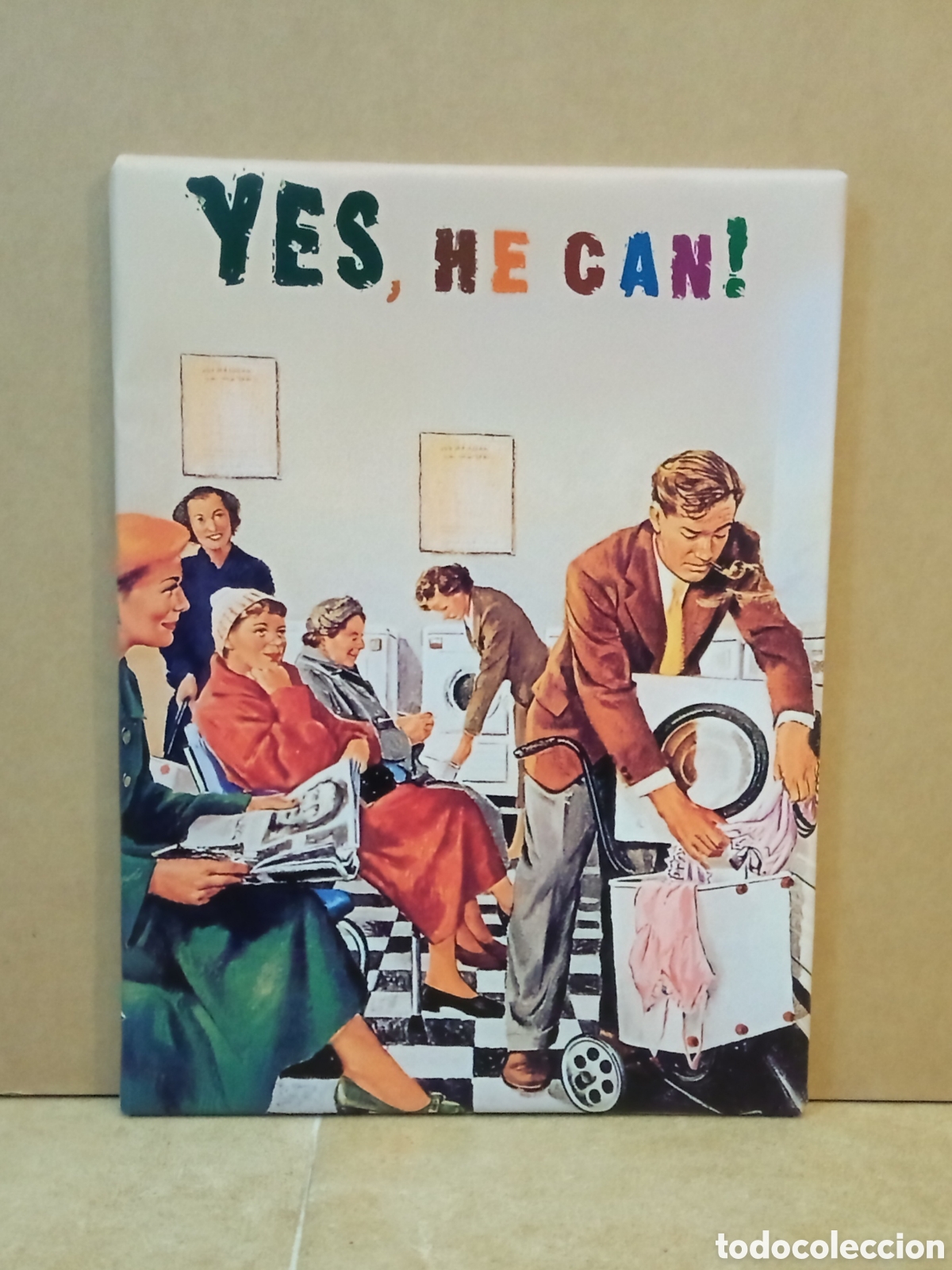 Vintage: Cuadro cartel YES, HE CAN - Foto 1
