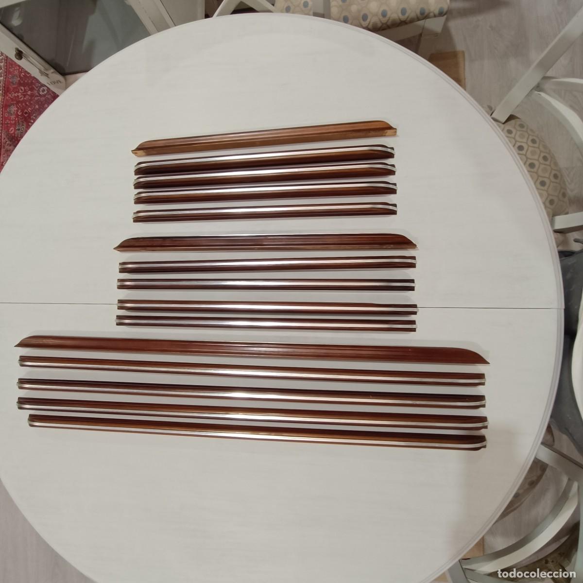 Vintage: TIRADORES DE MADERA MIDCENTURY. - Foto 1