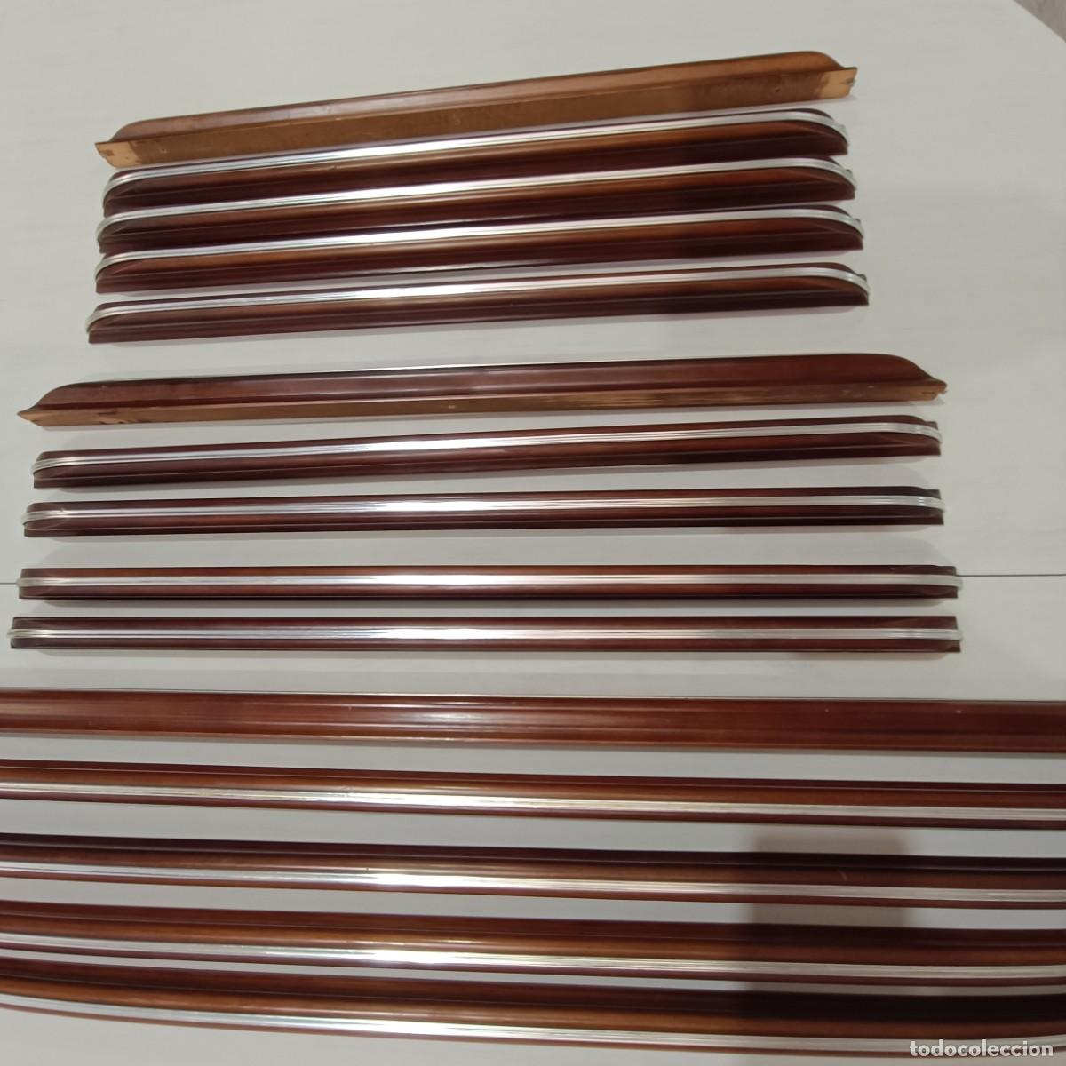 Vintage: TIRADORES DE MADERA MIDCENTURY. - Foto 5